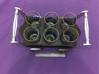 Set 6 Bicchieri Carrello Vintage