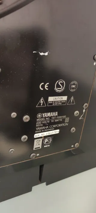 Amplificador Yamaha Piano Craft Negro