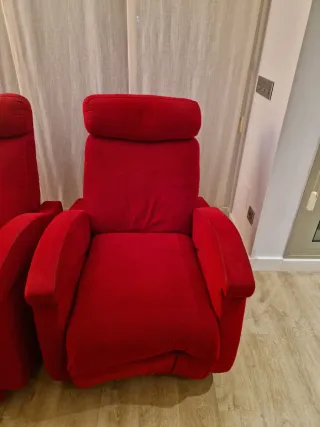 2 Sillones Relax Rojos