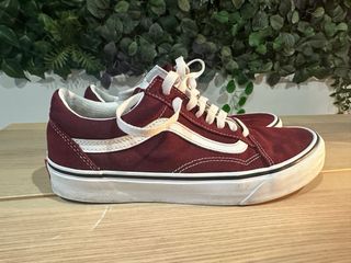 Vans Old Skool Zapatillas Bajas Rojas