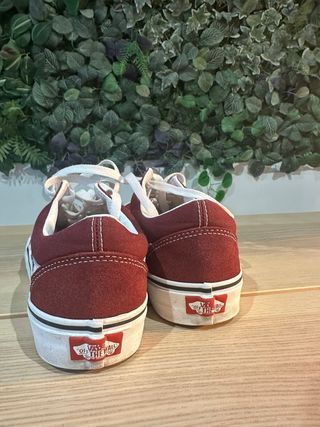 Vans Old Skool Zapatillas Bajas Rojas