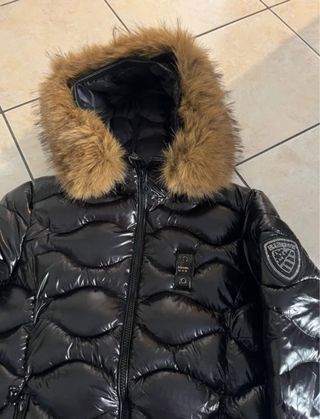 Giubbotto Blauer nero con cappuccio