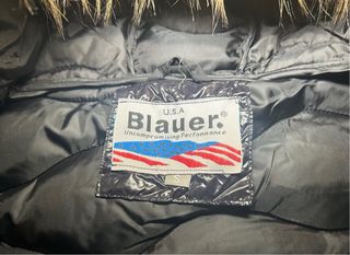 Giubbotto Blauer nero con cappuccio