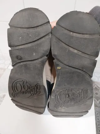 Zapatos Hispanitas Talla 39 Beige/Negro