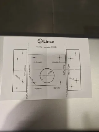 Cerrojo Lince 34mm Alta Seguridad 7930RHC