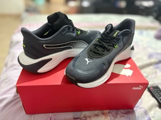 Zapatillas Puma Deportivas Negras y Grises