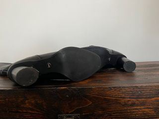 Botas altas piel Zara