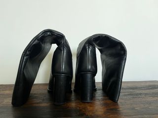 Botas altas piel Zara