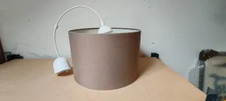 Lampadari tessuto beige/marrone