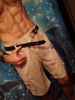 Pantalón corto Alpha beige