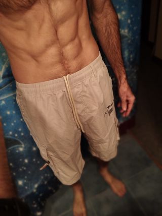 Pantalón corto Alpha beige