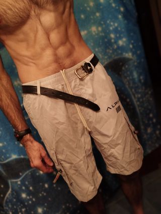 Pantalón corto Alpha beige