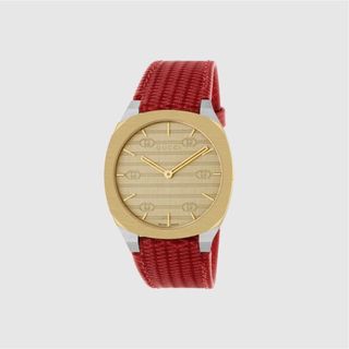 Orologio Gucci UNISEX Dorato con placcatura in oro 18K Nuovo