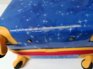 Valigia per bambini Travelite blu e gialla