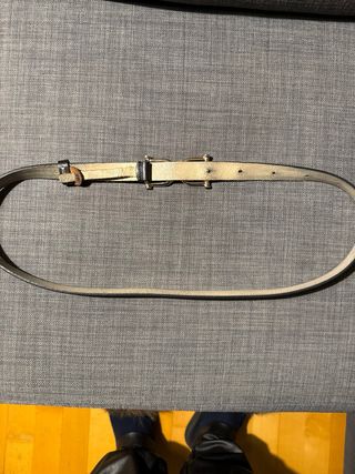 Cinturón BOSS Mujer Negro y Plateado