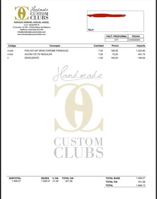 Set de hierros PXG XP Gen6 5-GW