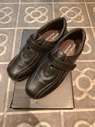 Zapatos Doctor Cutillas Piel Talla 36 Negros