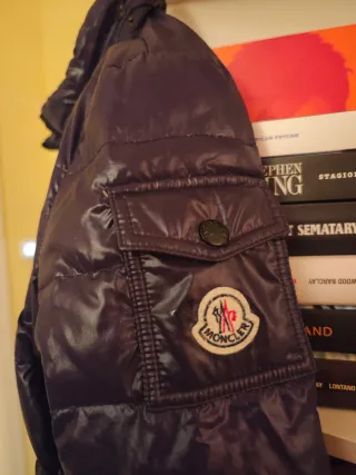 Moncler Piumino Viola Lungo donna