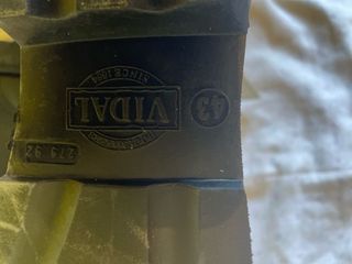 Botas Vidal Piel Hombre Talla 43 Negras