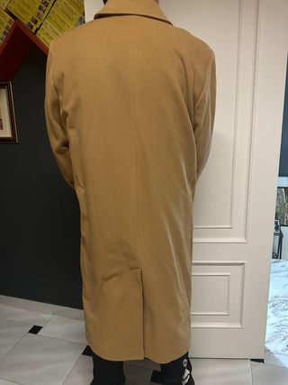 Abrigo largo beige 3/4