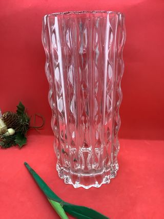 Vaso Fidenza Cristallo Lavorato Made in Italy