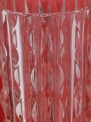 Vaso Fidenza Cristallo Lavorato Made in Italy