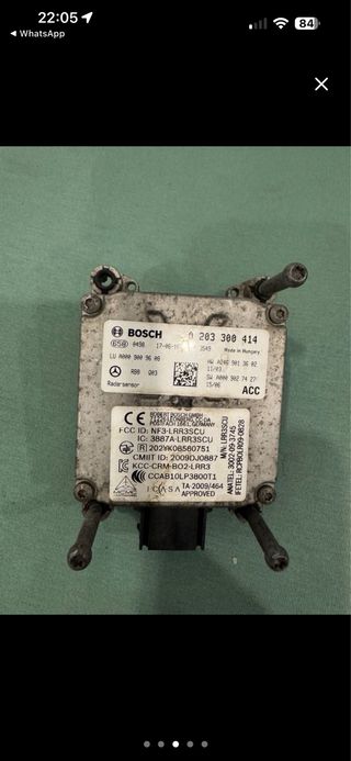 Sensor Radar Mercedes