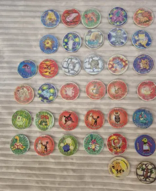 Colección Tazos Pokémon originales