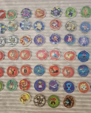 Colección Tazos Pokémon originales