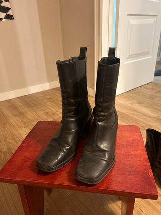 Botas Chelsea Uterqüe Negras Talla 38