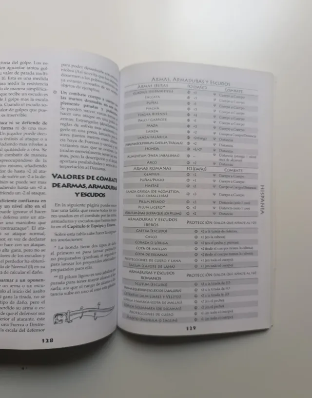 "Hispania". Libro juego de rol.