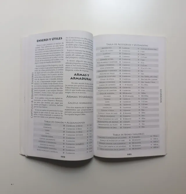 "Hispania". Libro juego de rol.