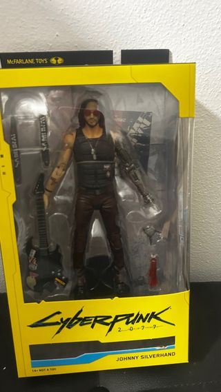 Action Figure Johnny Silverhand Cyberpunk 2077 McF