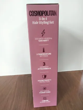 Cosmopolitan Set Estilismo Cabello 3 en 1