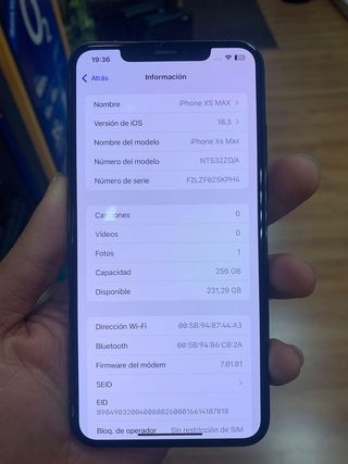 iPhone XS MAX 256GB Nero