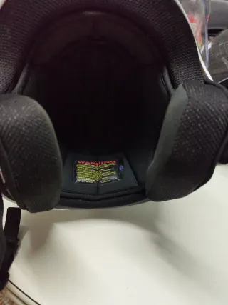 Lote de dos Cascos Moto SHIRO Blanco y negro