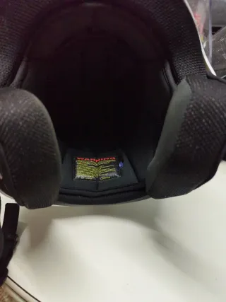 Lote de dos Cascos Moto SHIRO Blanco y negro