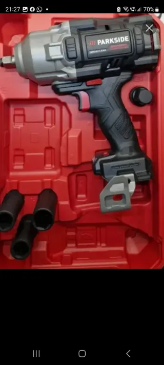 Atornillador Parkside Performance 20V nuevo presin