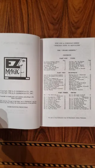 13 Steps to Mentalism – Corinda Edición en inglés.