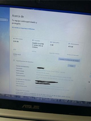 Portátil ASUS K551LN-XX356H Plata y Negro