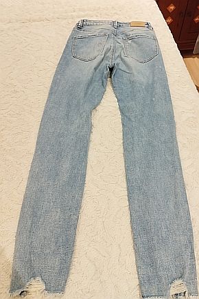 Vaqueros desgastados elásticos talla S