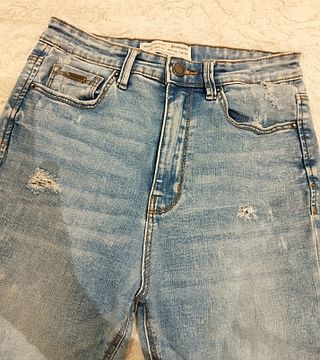 Vaqueros desgastados elásticos talla S