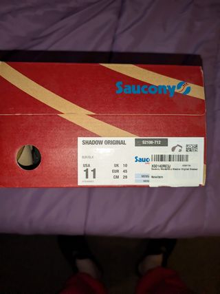 Saucony Shadow Originals Granate Talla 44,5