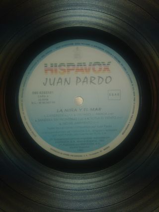 Vinilo Juan Pardo - La niña y el mar