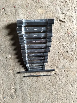 Juego de 12 llaves nuevas de tubo Chrome Vanadium