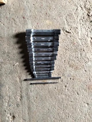 Juego de 12 llaves nuevas de tubo Chrome Vanadium