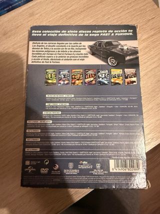 Colección Fast & Furious 7 Películas DVD