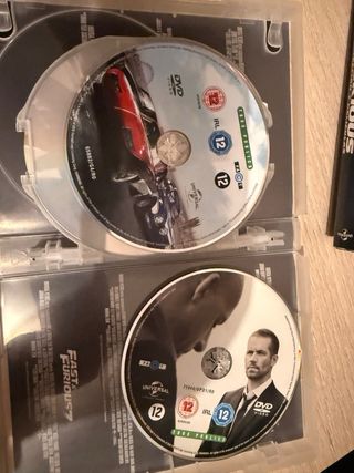 Colección Fast & Furious 7 Películas DVD