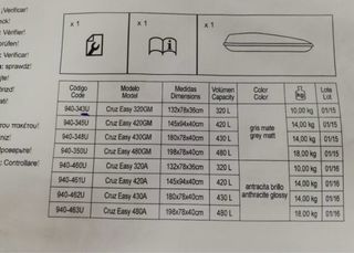 Cofre CRUZ EASY 320 Gris