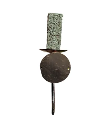 Portacandele da parete vintage con candela